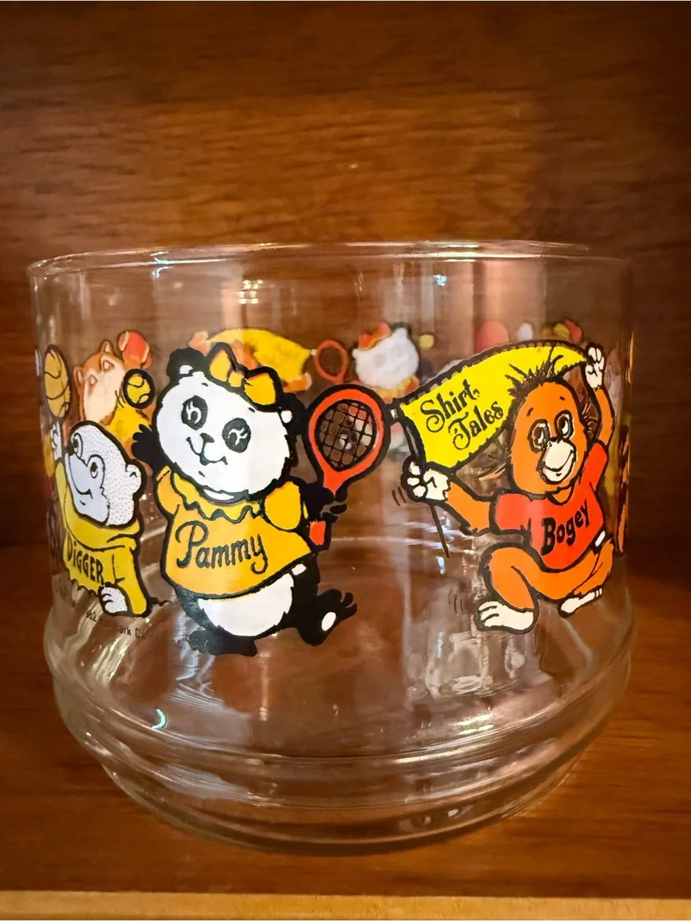Shirt Tales Clear Glass Candy Dish